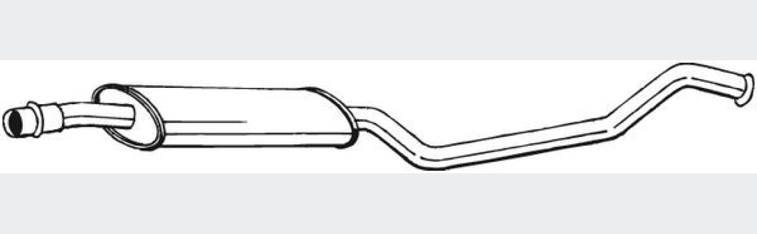 Глушник передній Citroen XANTIA 95-03, (285-715), Bosal