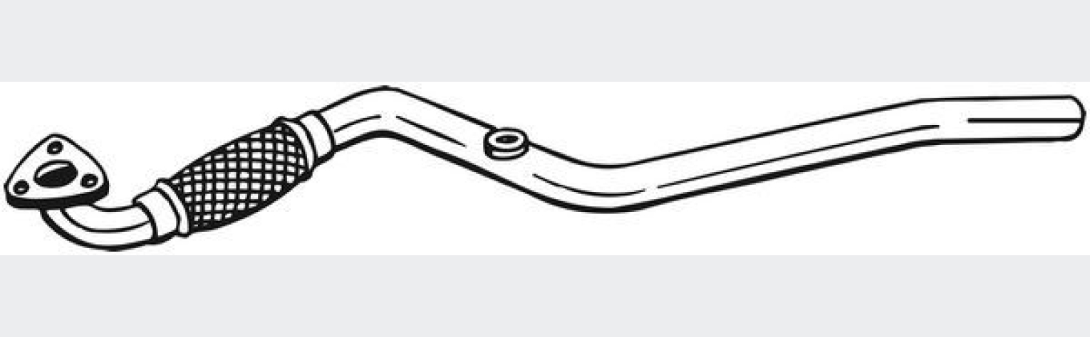 Труба приймальна (гофра) OPEL Corsa C 00-03, (800-471), Bosal