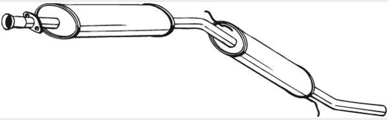 Глушник задній RoverR MINI 92-96, (281-643), Bosal