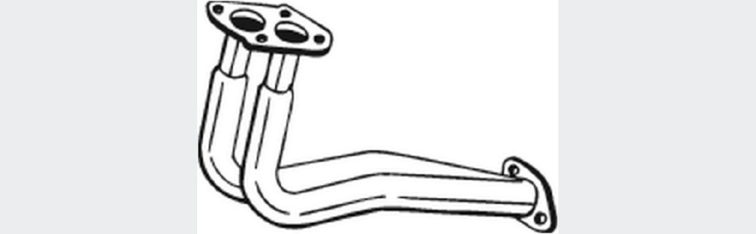Труба приймальна OPELA stra F 94-02, OPEL Corsa B 94-00, OPEL Tigra A 94-00, (736-541), Bosal
