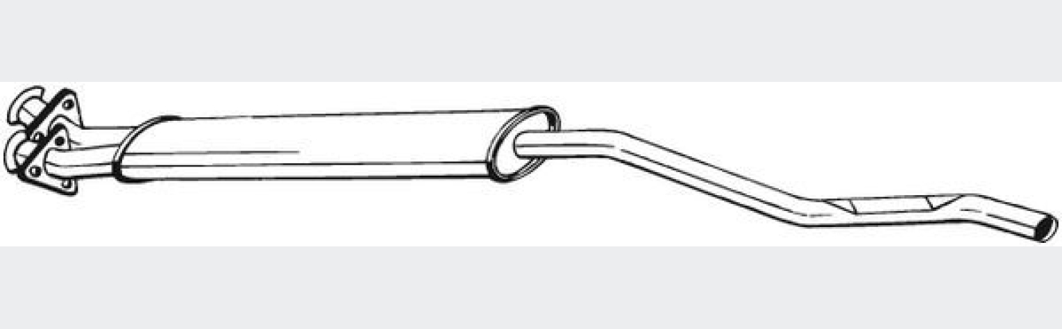 Глушник передній BMW 3 Series 82-92, (283-943), Bosal