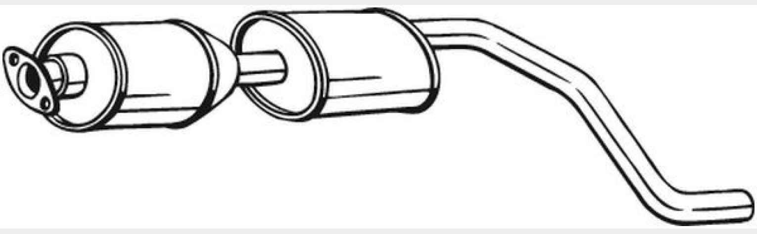 Каталізатор FIAT GRANDE PUNTO 05, Bosal (090-568)