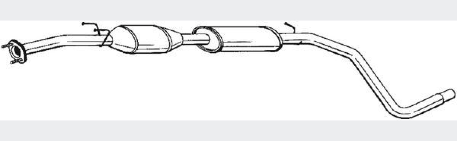 Каталізатор FIAT STILO 05-08, Bosal (090-517)