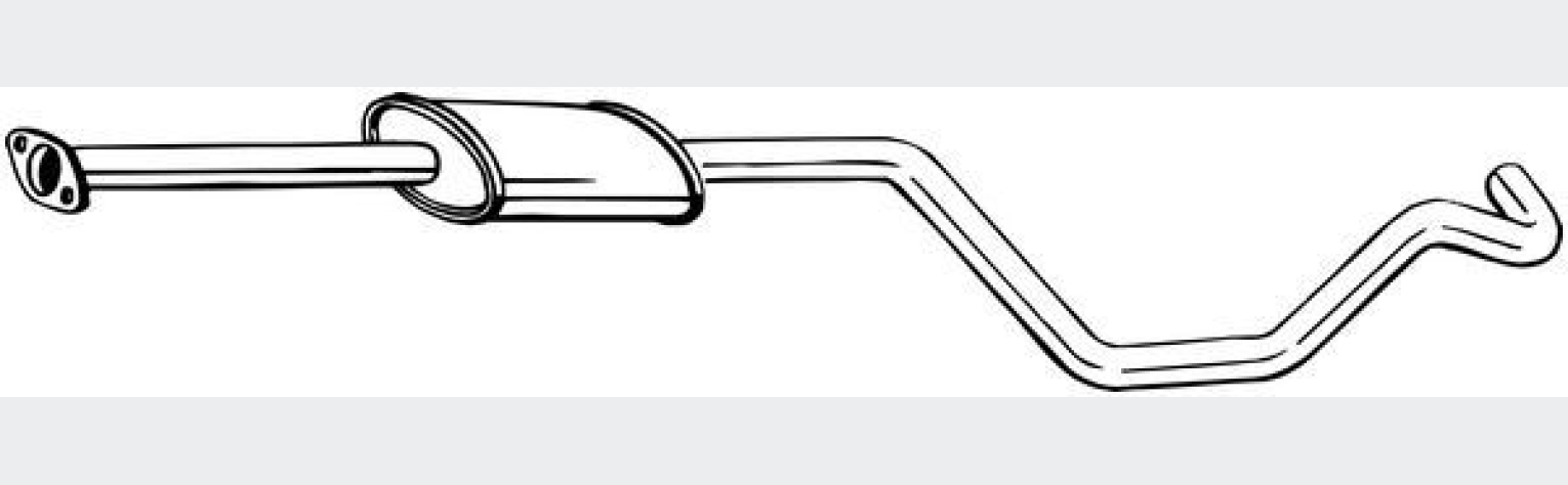 Глушник передній OPEL ASTRA J 09-15, (284-617), Bosal