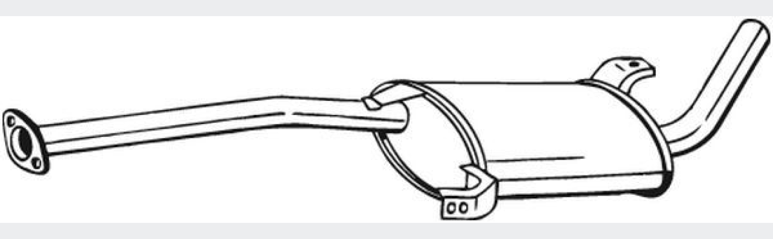 Глушник передній NISSAN TERRANO 93-05 (279-125), Bosal
