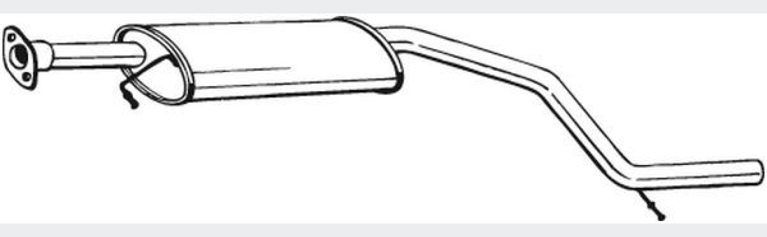 Глушник передній FORD MONDEO 00-07, (281-071), Bosal