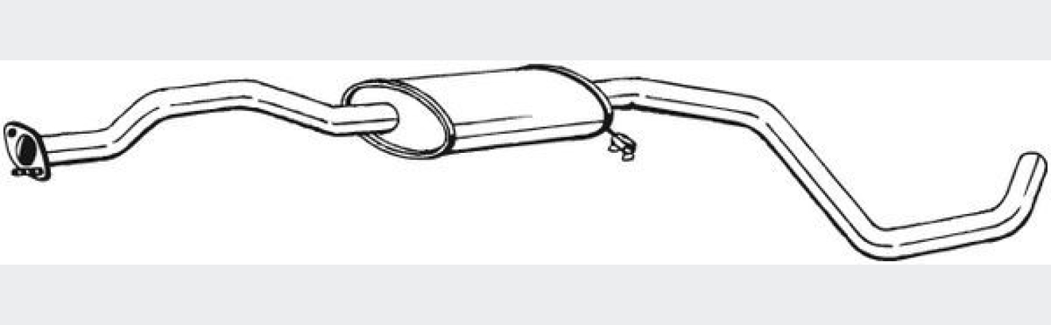 Глушник передній FORD ESCORT 92-97, (285-847), Bosal