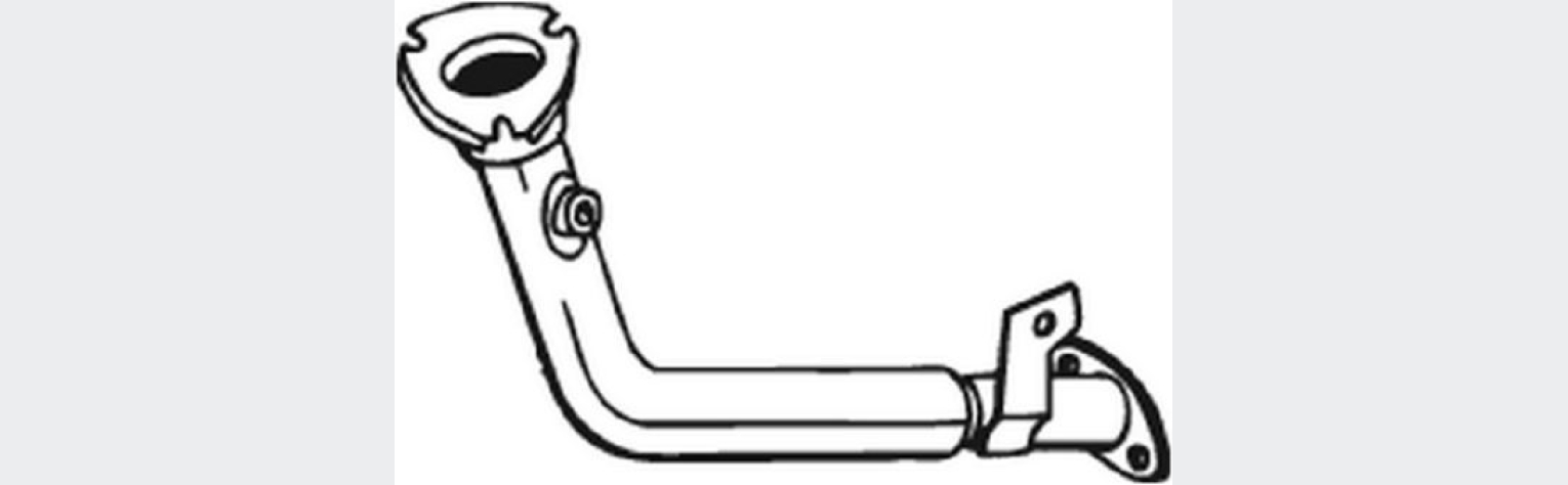 Труба Peugeot 206 98-12, (740-357), Bosal