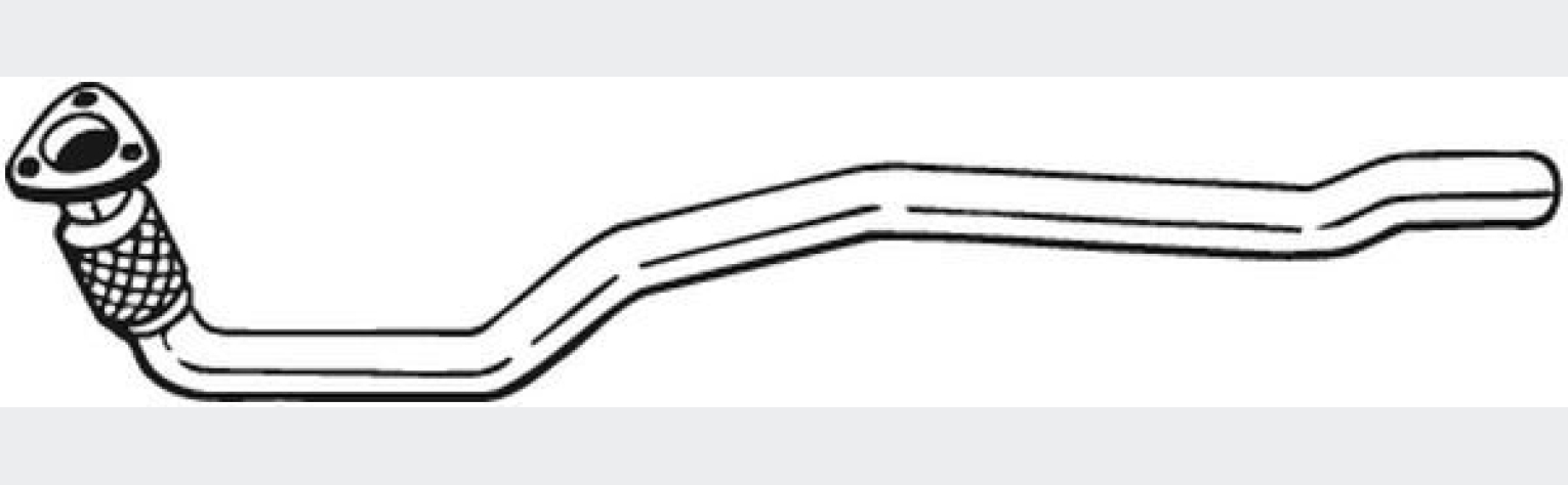 Труба (гофра) AUDI A4 07-16, AUDI A5 09-17, AUDI Q5 08-17 (800-121), Bosal