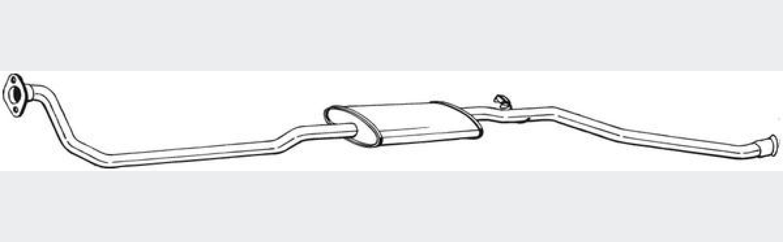 Глушник передній Citroen Berlingo 96-03, Peugeot PARTNER 96-02, (293-111), Bosal