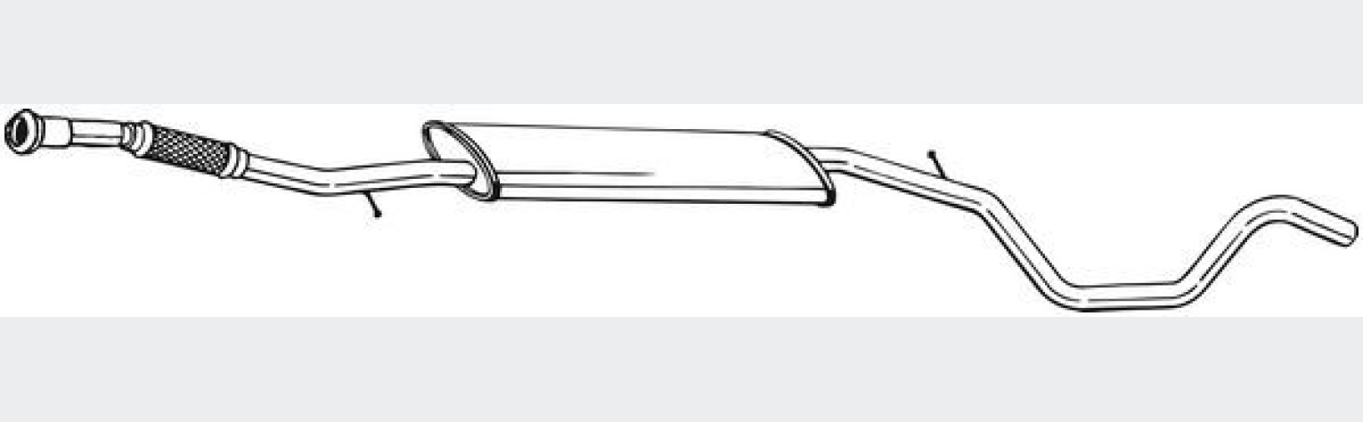 Глушник передній Citroen NEMO 07-11, (294-003), Bosal