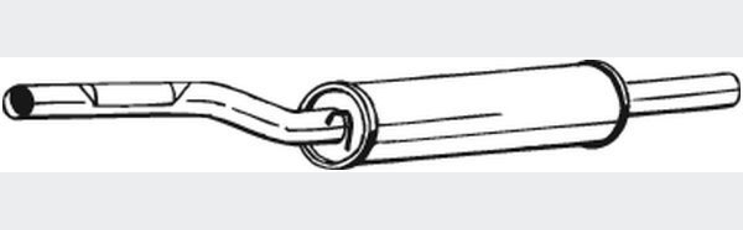 Глушник передній VW Polo II 81-94, VW DERBY 83-86, (233-389), Bosal