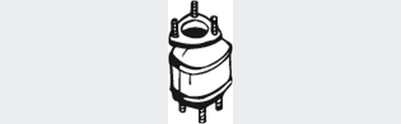 Каталізатор Chevrolet KALOS 02-08, Bosal (090-714)