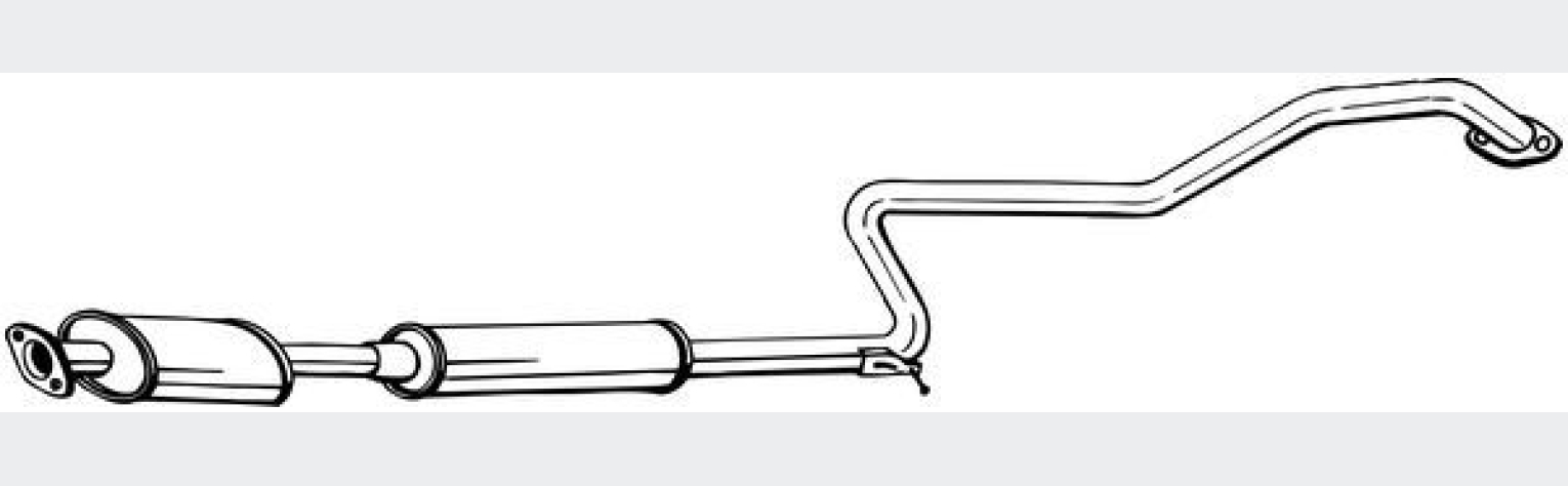 Глушник передній Nissan PRIMERA 96-02, (288-577), Bosal