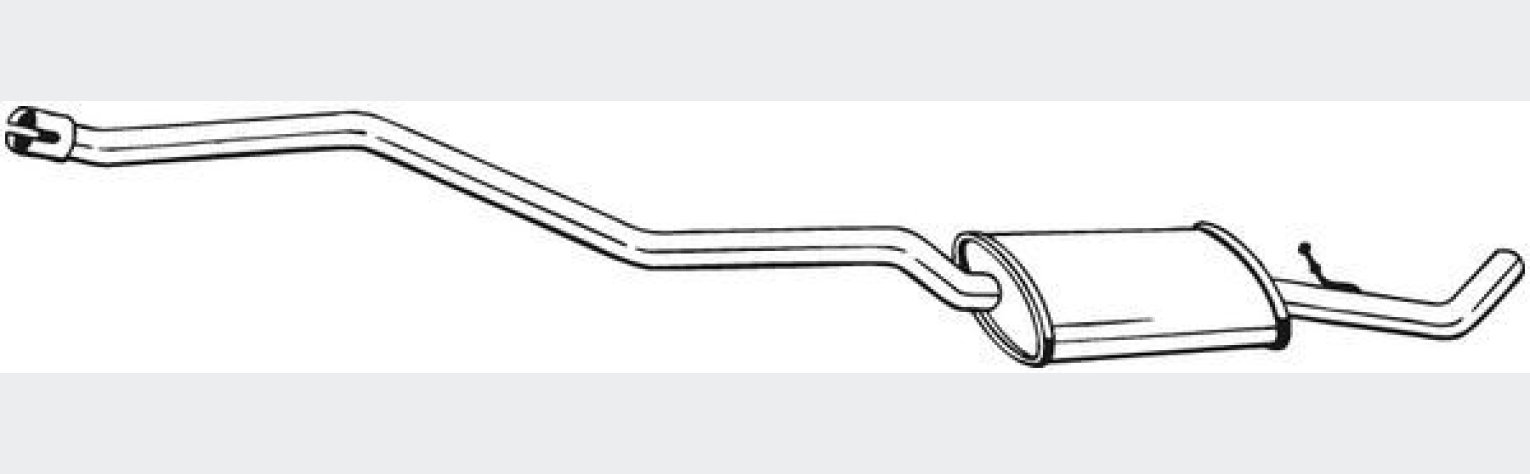 Глушник передній BMW 1 Series 04-11, (290-001), Bosal
