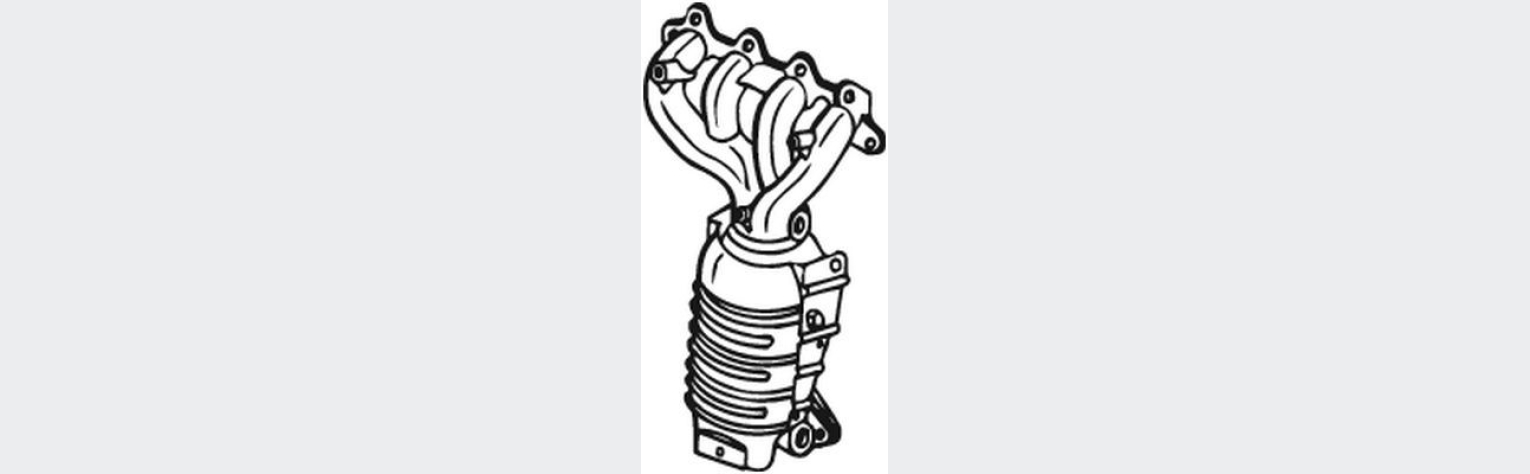 Каталізатор KIA RIO 02-05, Bosal (090-421)