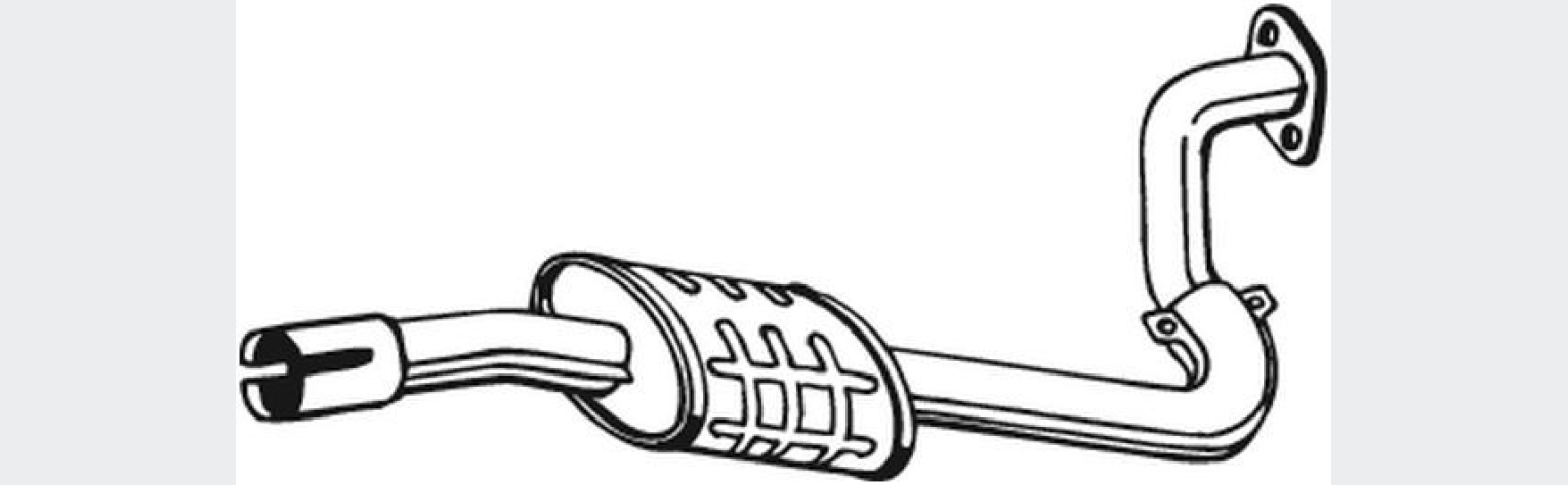 Глушник передній Mazda DEMIO 98-02, (281-277), Bosal