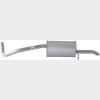 Глушник задній SEAT IBIZA 02-15, Skoda Fabia 01-14, VW Polo 01-14, (227-019), Bosal
