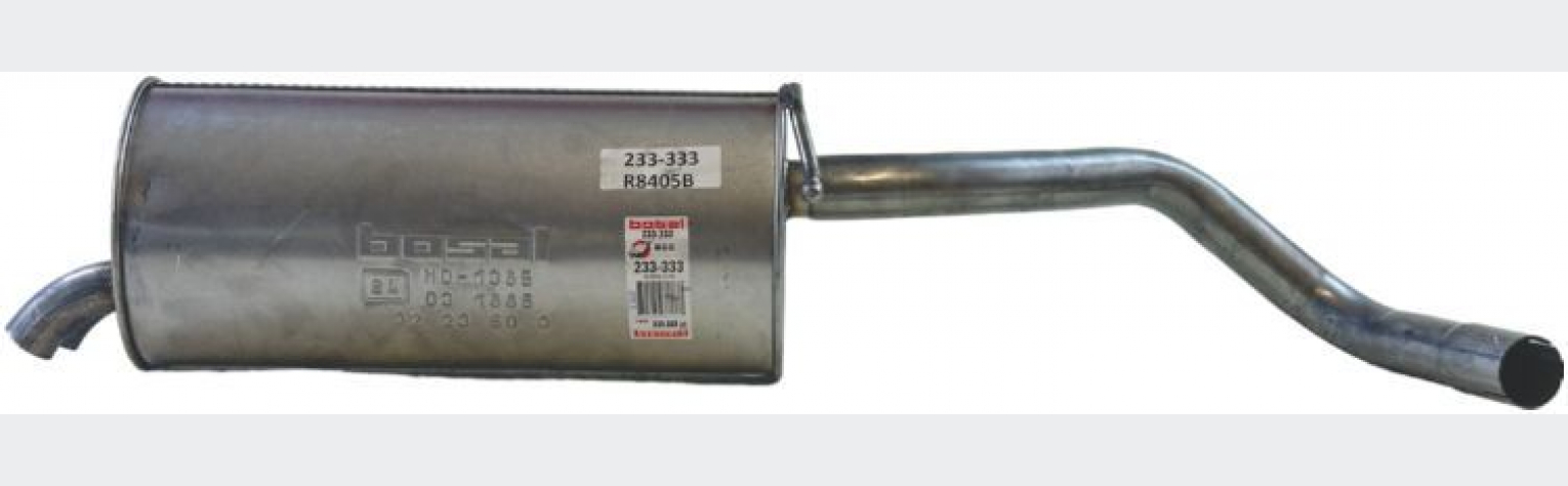 Глушник задній SEAT Ibiza 02-09, Skoda Fabia 03-10, VW Polo IV 01-09, (233-333) Bosal