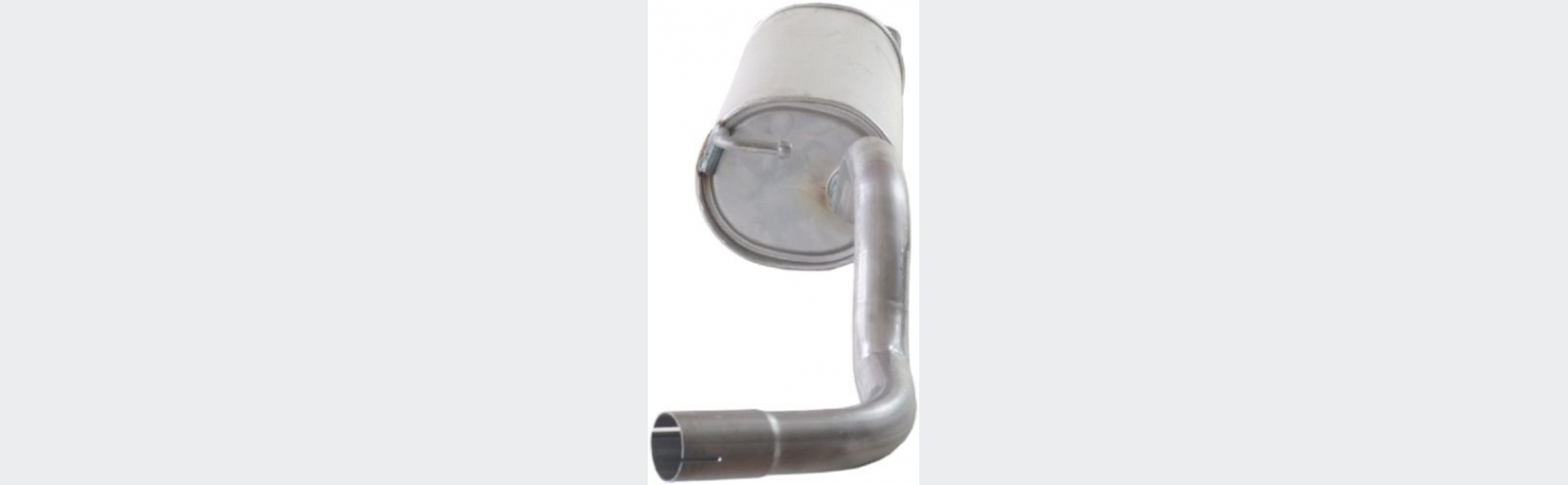 Глушник задній SEAT Toledo 98-06, Skoda Octavia 97-10, VW Bora 98-05, VW Golf 97-06, (281-227), Bosal