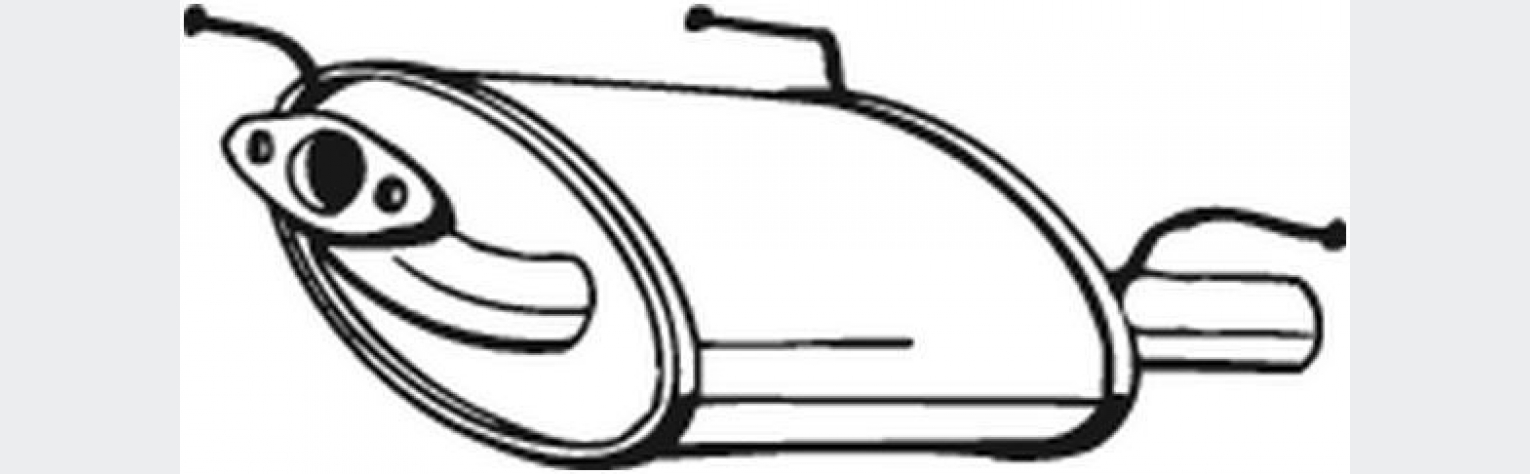 Глушник задній 145-339