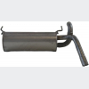 Глушник задній Chevrolet CRUZE 09-, OPEL Astra J 09-15, (128-021), Bosal