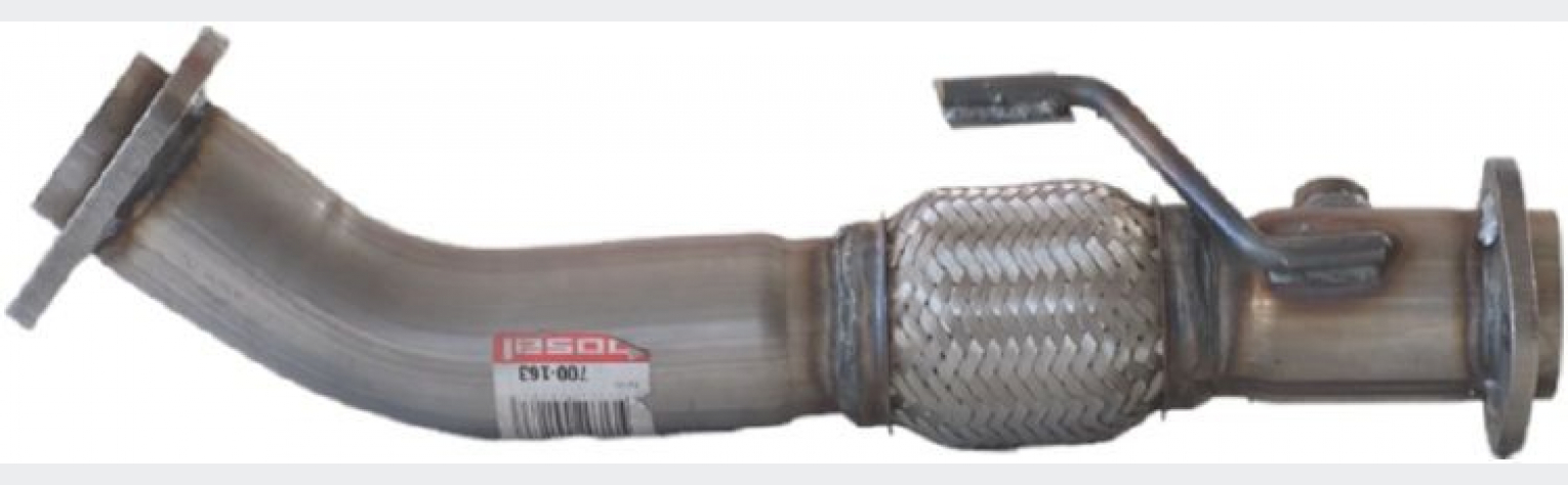 Труба приймальна (гофра) Nissan NP300 08-, Nissan NAVARA 05-10, (700-163) Bosal