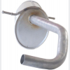 Глушник задній SEAT IBIZA 02-15, Skoda FABIA 99-14, VW Polo IV 01-09, (278-039) Bosal