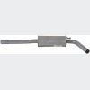 Глушник передній, резонатор Skoda Fabia, VW Polo V, SEAT Ibiza (233-477), Bosal