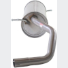 Глушник задній SEAT Cordoba 02-09,  Skoda FABIA 99-14, VW Polo IV 02-06, (278-231) Bosal