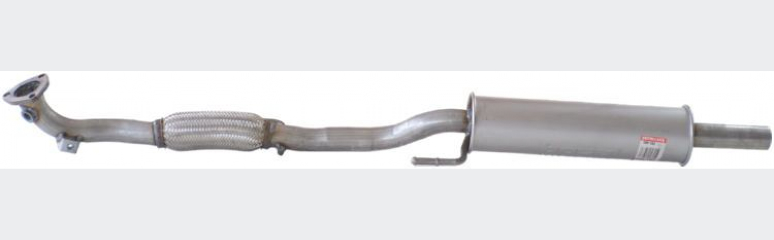 Глушник передній SEAT Cordoba, Ibiza 02-15, Toledo 02-15, Skoda Fabia 01-14, Skoda Rapid 12-15, Skoda Roomster 06-15 (281-483), Bosal