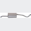 Глушник задній SEAT IBIZA 02-15, Skoda Fabia 01-14, VW Polo 01-14, (227-019), Bosal