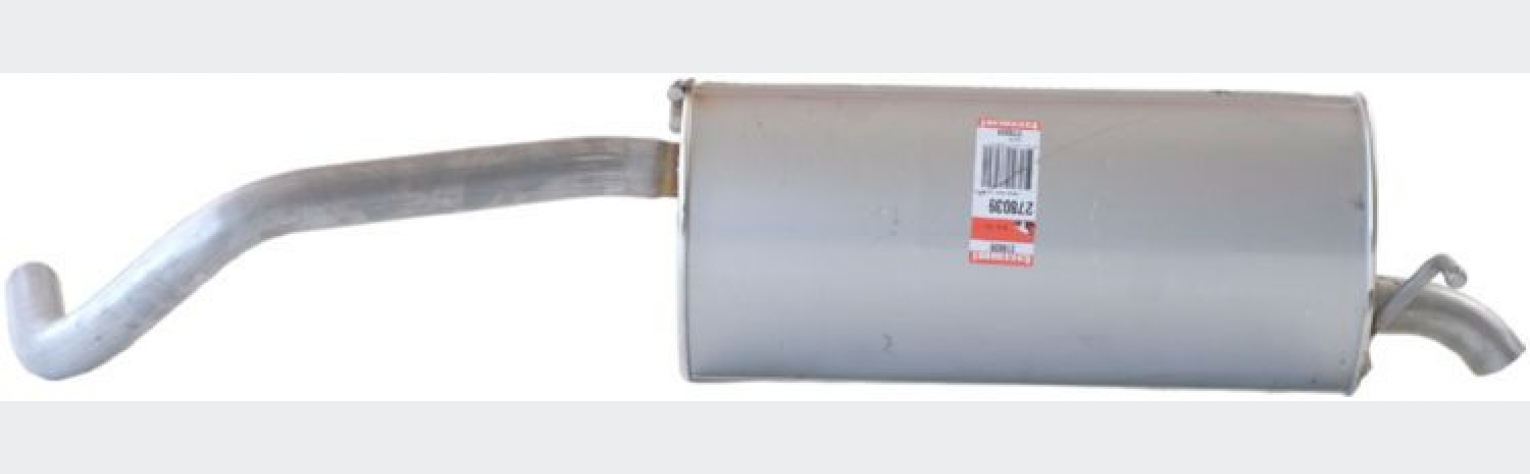 Глушник задній SEAT IBIZA 02-15, Skoda FABIA 99-14, VW Polo IV 01-09, (278-039) Bosal