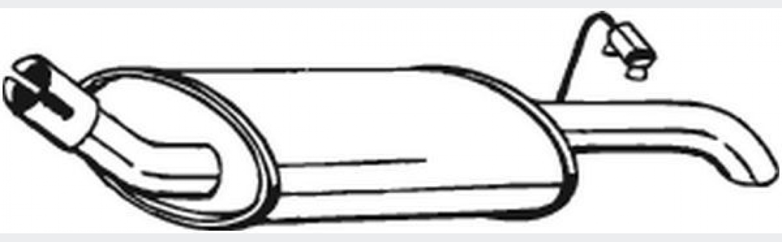 Глушник FORD FIESTA 91-92