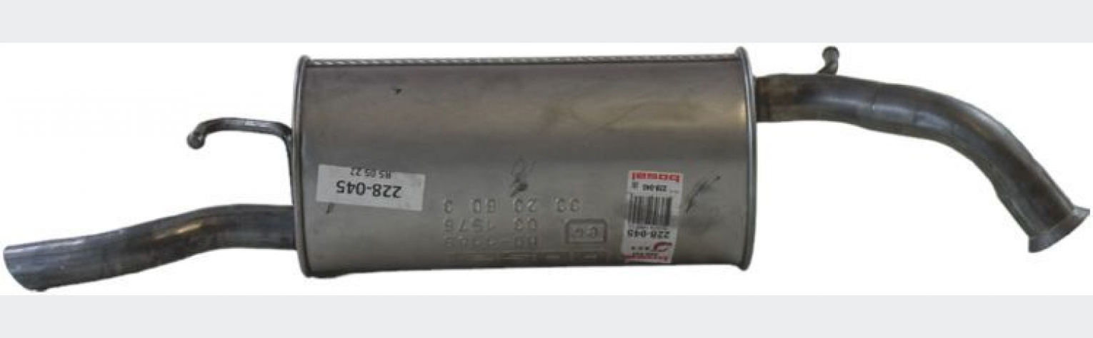 Глушник задній Toyota Funcargo 00-04, Toyota YARIS VERSO 99-02, (228-045) Bosal