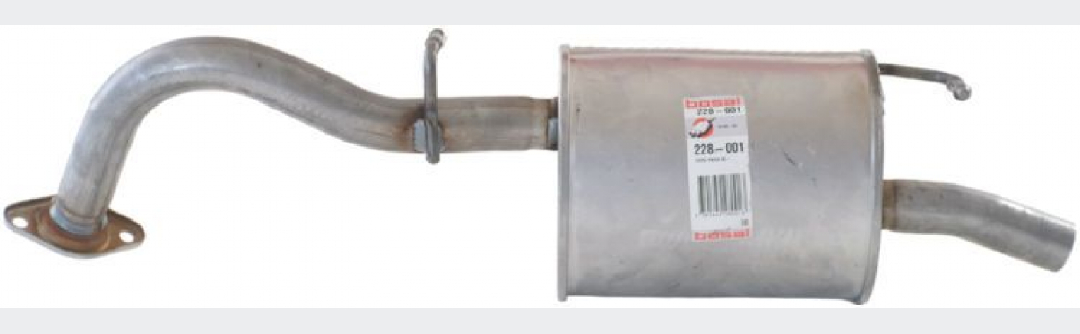 Глушник задній Toyota YARIS 05-11, (228-001), Bosal
