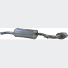 Глушник задній Citroen Jumper 02-06, FIAT Ducato 01-11,  Peugeot BOXER II 01-06, (283-581), Bosal